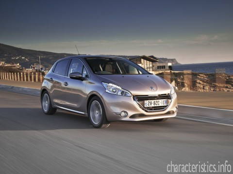 PEUGEOT Generacja
 208 1.6 e HDi (92 Hp) FAP STT Charakterystyka techniczna
