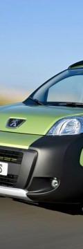 PEUGEOT Generasi
 Bipper Tepee 1.4 (75 Hp) Karakteristik teknis
