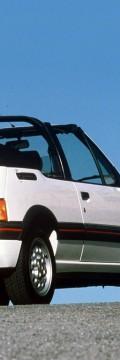 PEUGEOT Generasi
 205 I Cabrio (741B,20D) 1.4 CJ KAT (60 Hp) Karakteristik teknis
